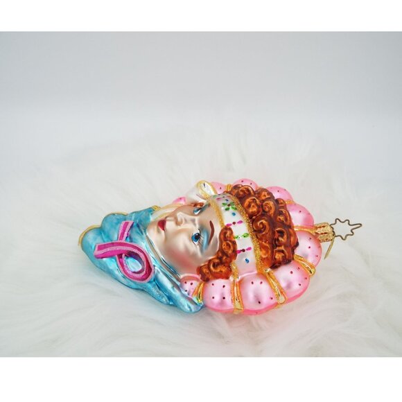 Christopher Radko Faith Hopewell Breast Cancer Awareness Glass Ornament 2004 - Picture 4 of 15